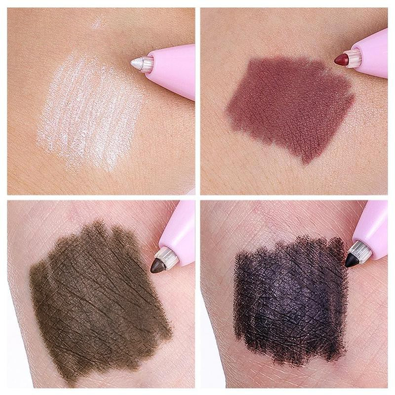 Caneta Delineadora Multifuncional 4 em 1 — Sobrancelha, Boca, Olhos e Iluminador