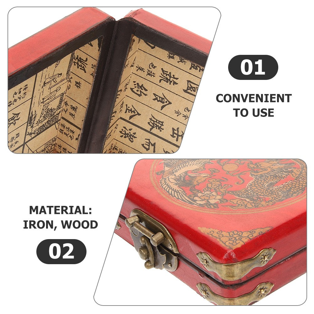 Caixa Decorativa para Joias – Estilo Oriental com Acabamento em Madeira