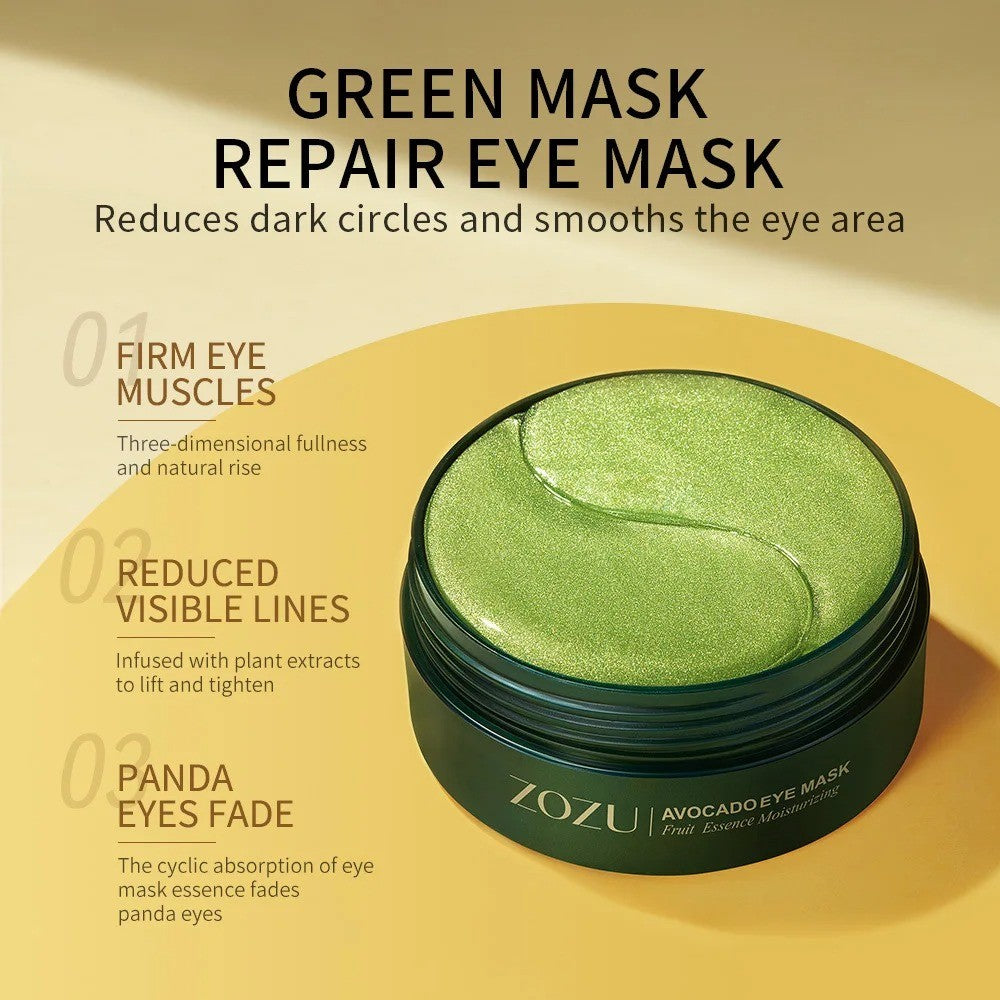 Máscara para Olhos Abacate & Ouro – 120 unid