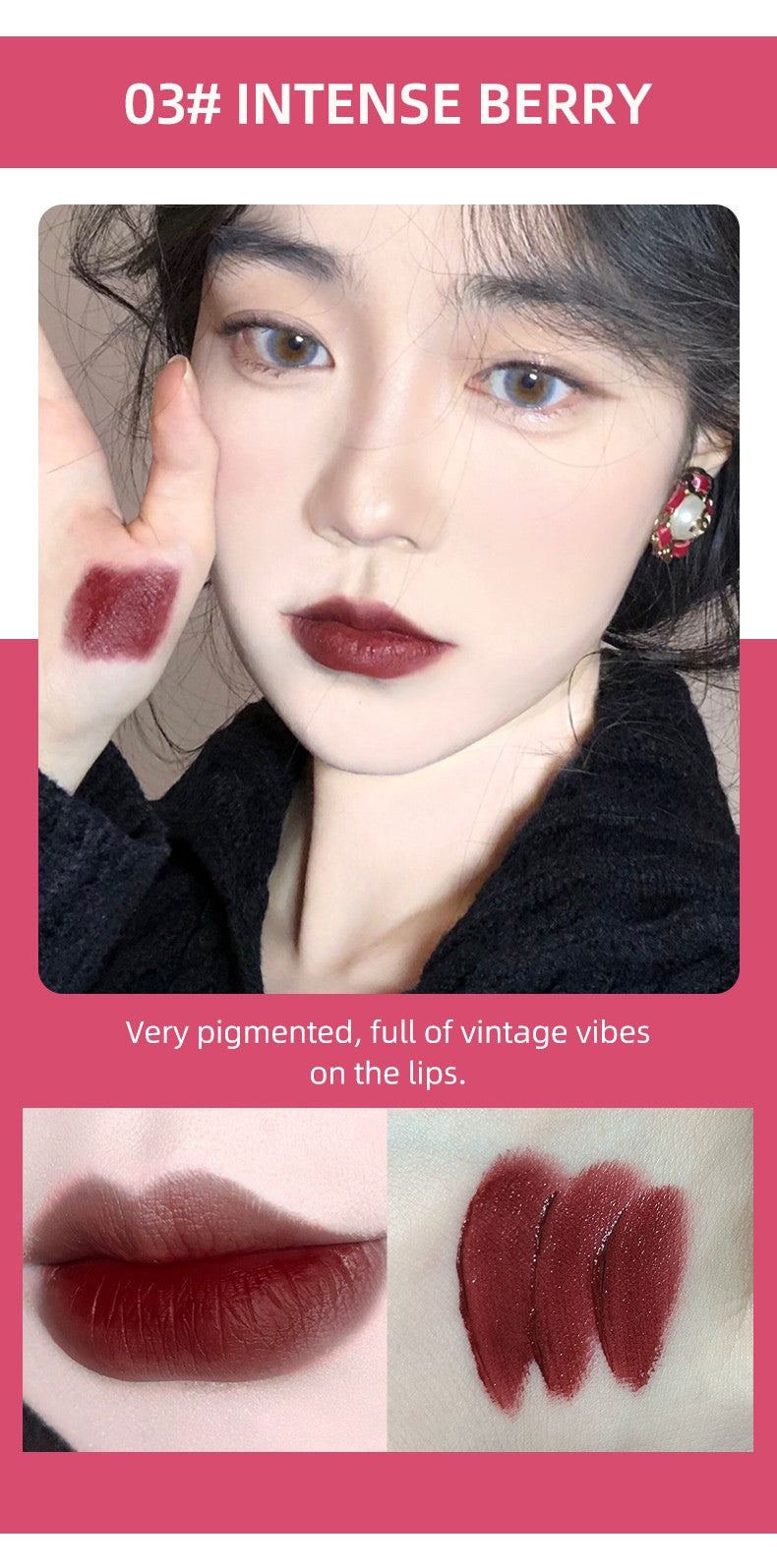 Conjunto Labial Rosa — 6 peças + presentinho
