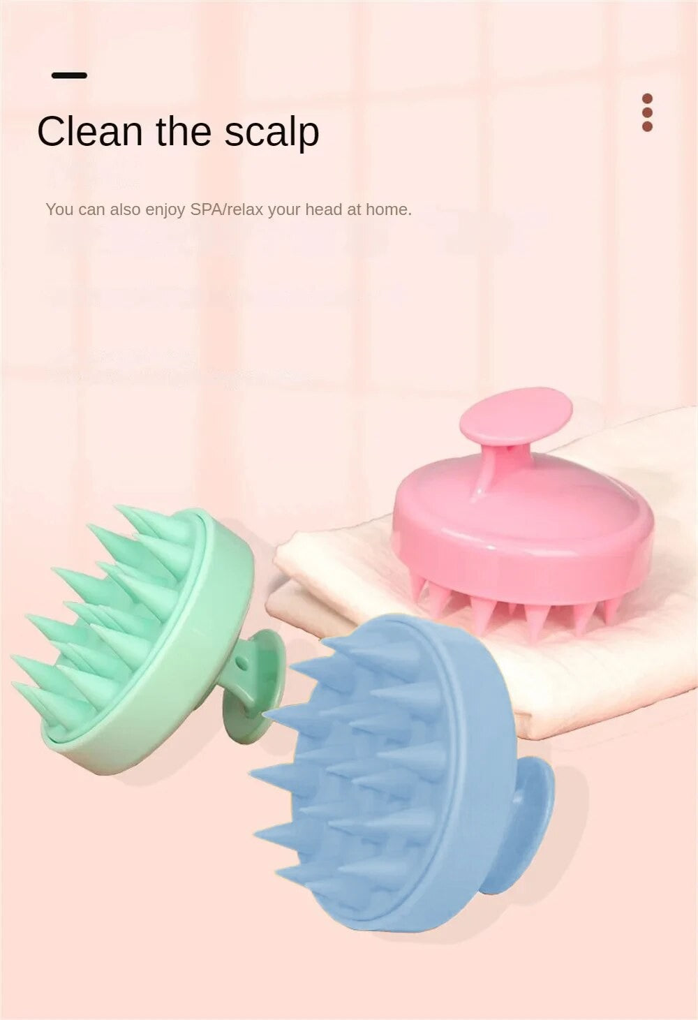 Escova de Shampoo Massageadora