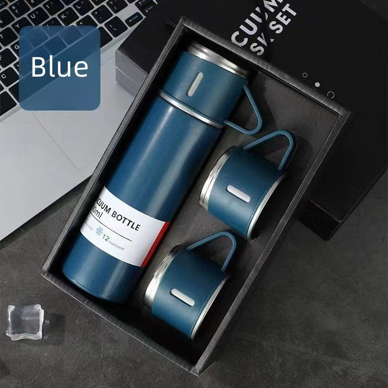 Garrafa Térmica Inox 500ml — Mantém Quente ou Frio por Até 12h