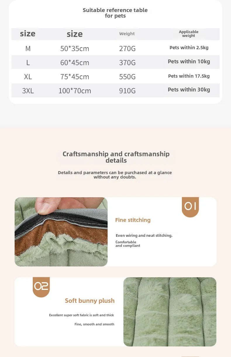 Cama Pet Antialérgica com Capa Removível