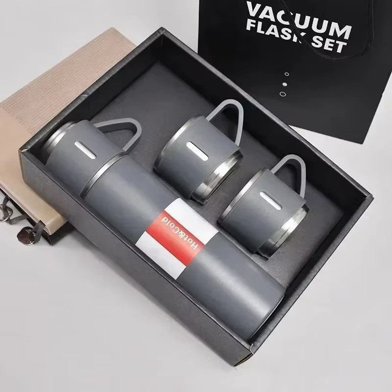 Garrafa Térmica Inox 500ml — Mantém Quente ou Frio por Até 12h