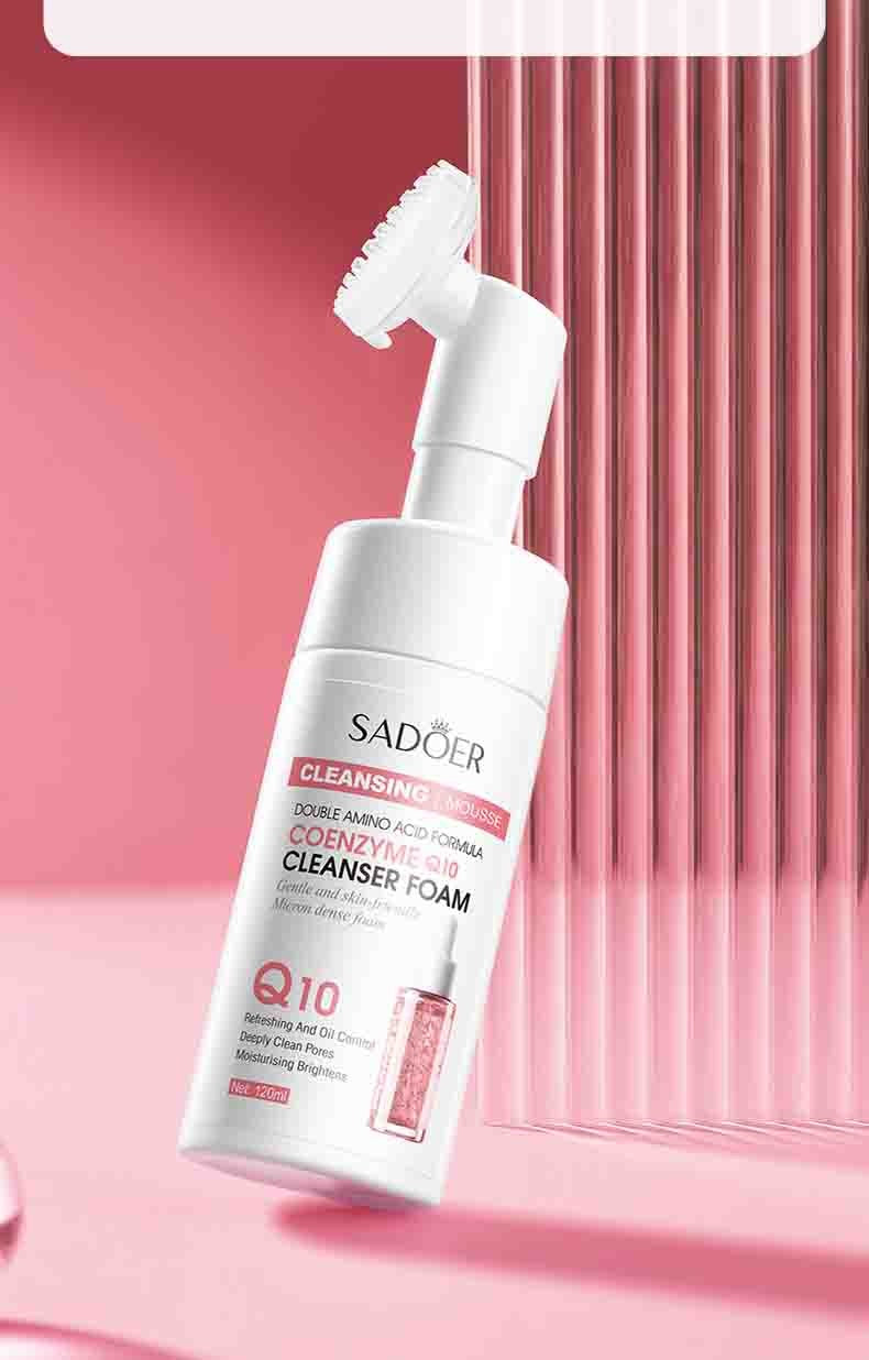 Espuma de Limpeza Facial - SAODER Q10 + Vitamina C