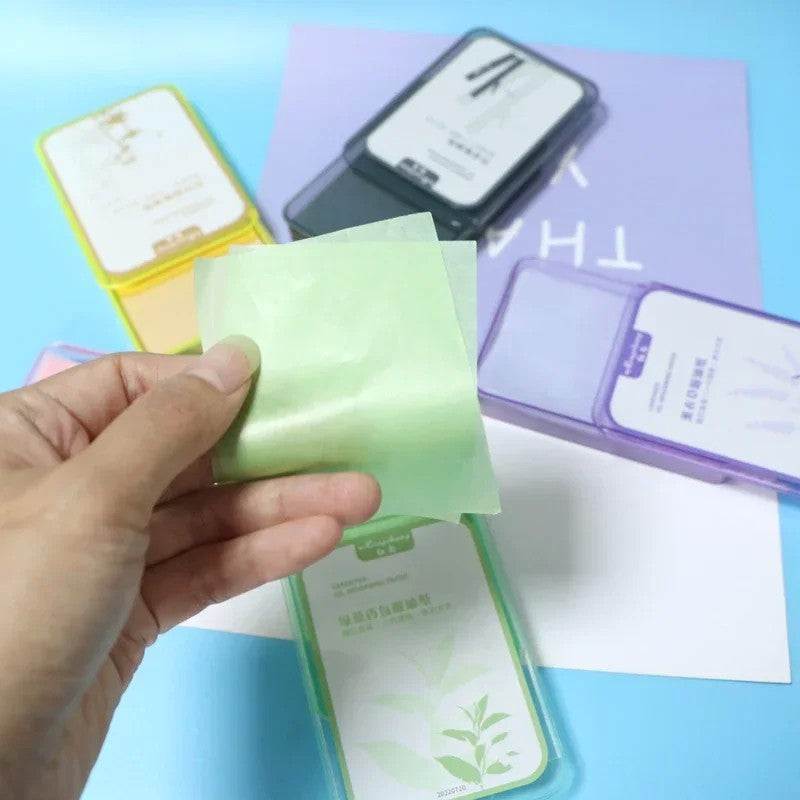 Folhas Absorventes de Óleo Facial — 300 unidades