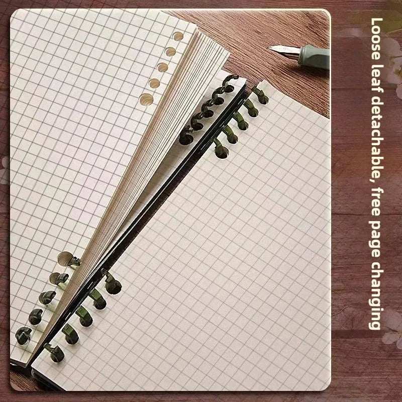 Bloco de Notas Flip B5 – Grade Pautada, 60 Folhas de Alta Gramatura (80g)