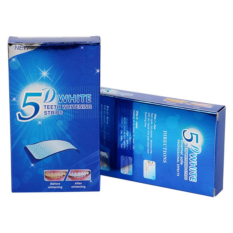 Fitas Clareadoras 5D para os Dentes