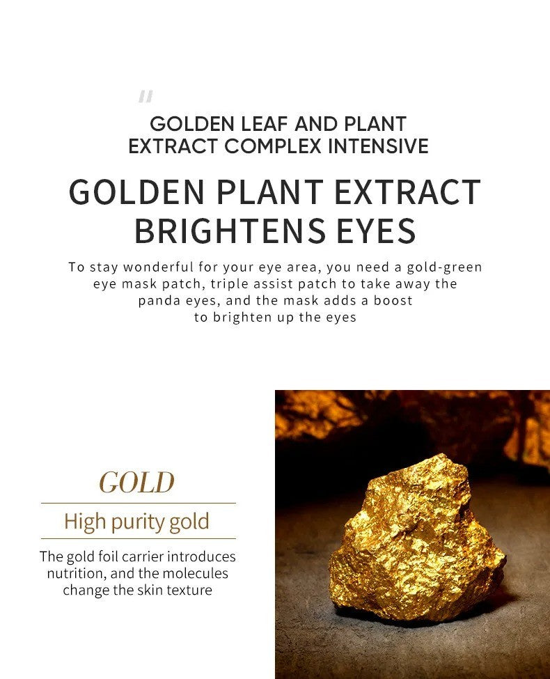 Máscara para Olhos Abacate & Ouro – 120 unid
