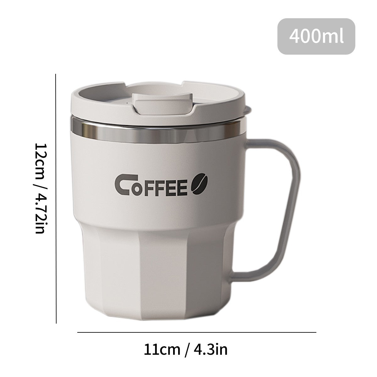 Copo Térmico Aço Inox 400ml ou 480ml