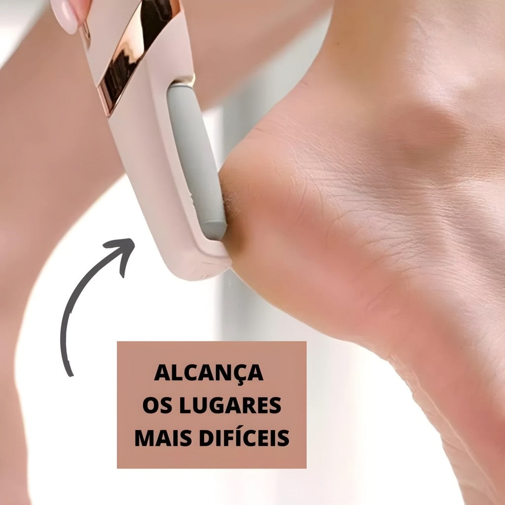 Lixa Elétrica Recarregável para Pés