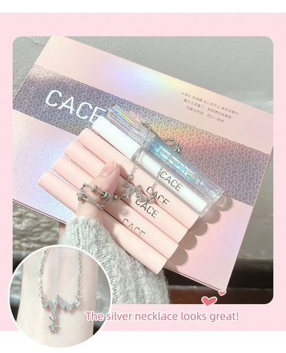Conjunto Labial Rosa — 6 peças + presentinho