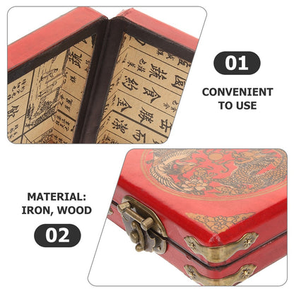 Caixa Decorativa para Joias – Estilo Oriental com Acabamento em Madeira