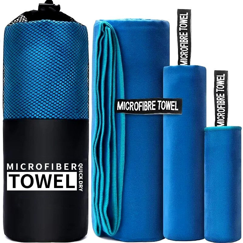 Toalha de Microfibra 40x80cm | Secagem Rápida & Alta Absorção