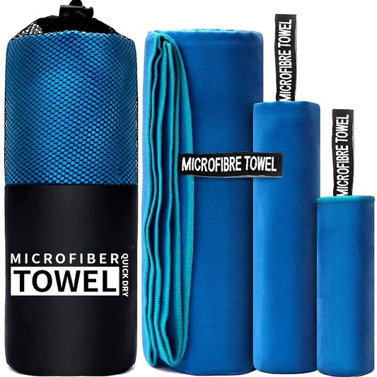 Toalha de Microfibra 40x80cm | Secagem Rápida & Alta Absorção
