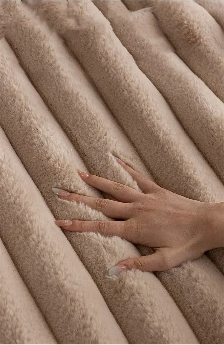 Capa para sofá de pelúcia Resistente e Lavável