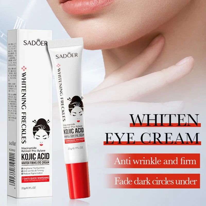 Creme para Olhos SAKSRAAR — Ácido Kójico + Retinol  Anti-Olheiras & Firmador