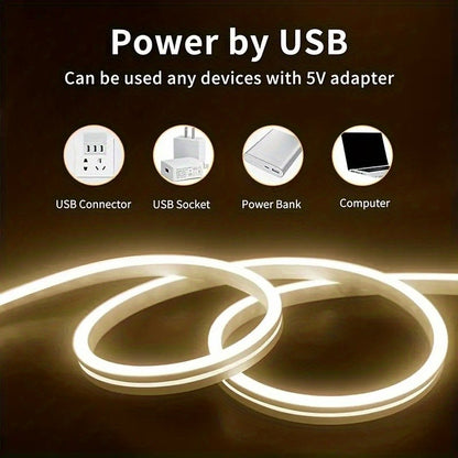 Fita LED Decorativa Shine-Tale com Conexão USB — Neon Flexível