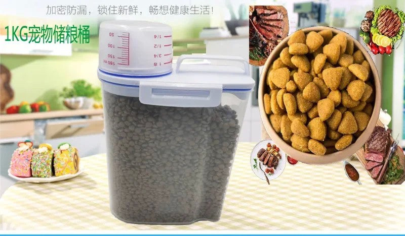 Balde de Armazenamento de Ração para Pets – 2kg