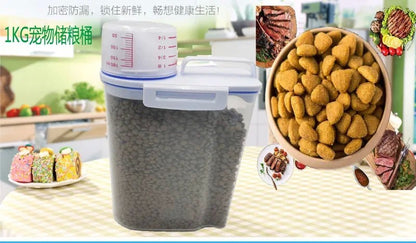 Balde de Armazenamento de Ração para Pets – 2kg
