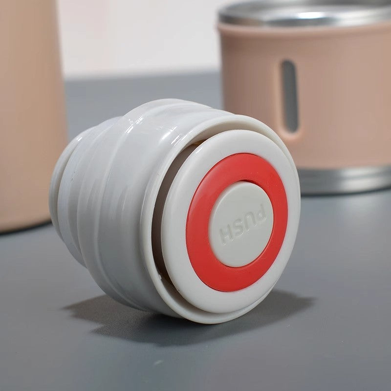 Garrafa Térmica Inox 500ml — Mantém Quente ou Frio por Até 12h