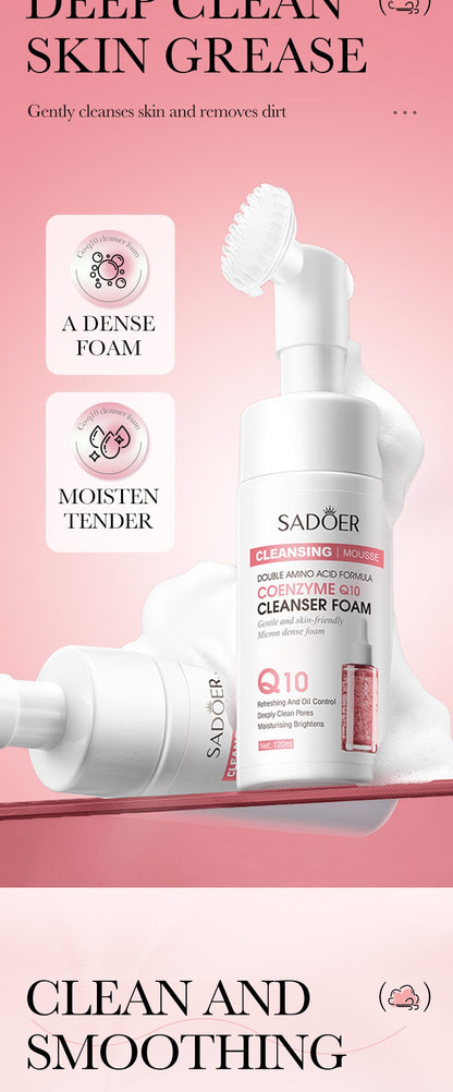 Espuma de Limpeza Facial - SAODER Q10 + Vitamina C