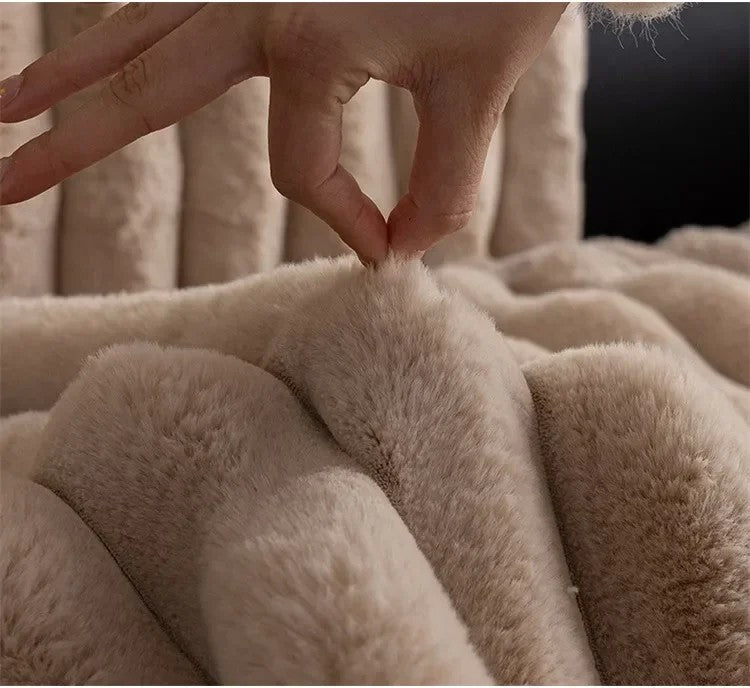 Capa para sofá de pelúcia Resistente e Lavável