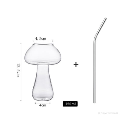 Copo Cogumelo com Canudo – 300ml