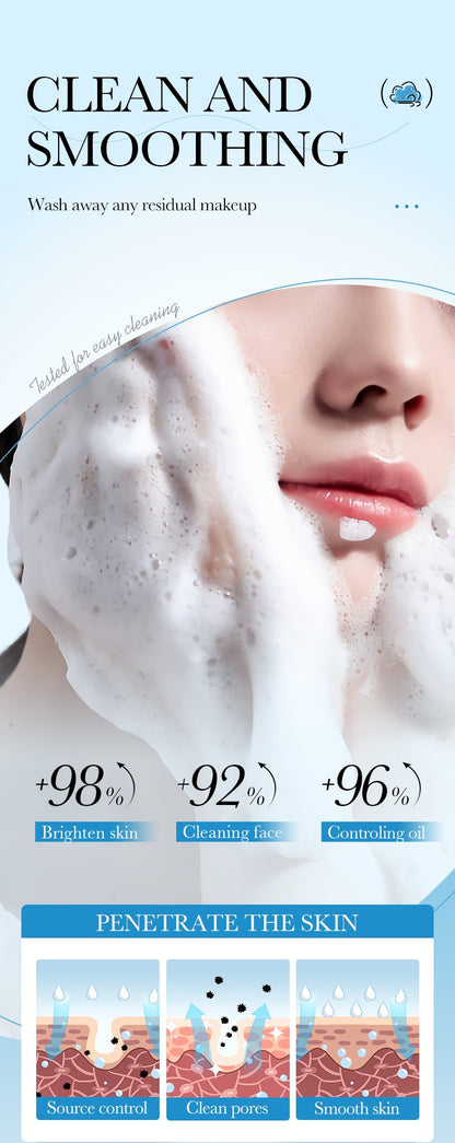 Espuma de Limpeza Facial - SAODER Q10 + Vitamina C