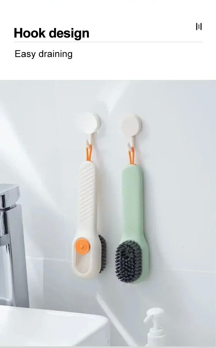 Escova de Limpeza com Sistema Push