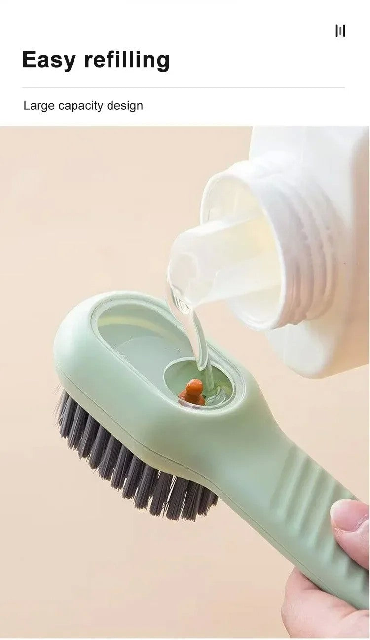 Escova de Limpeza com Sistema Push