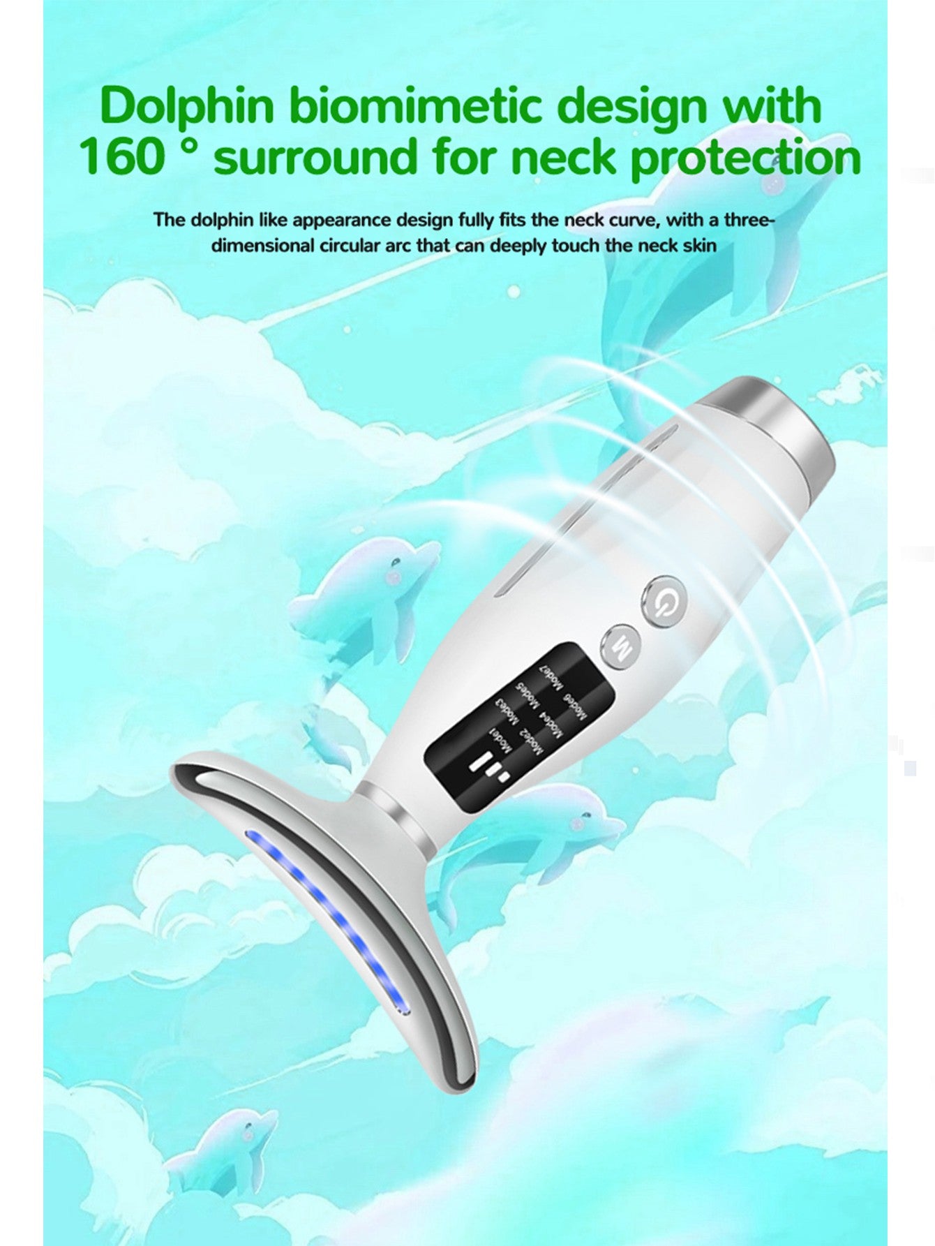 Massageador Inteligente para Rosto e Pescoço