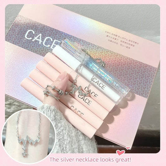 Conjunto Labial Rosa — 6 peças + presentinho