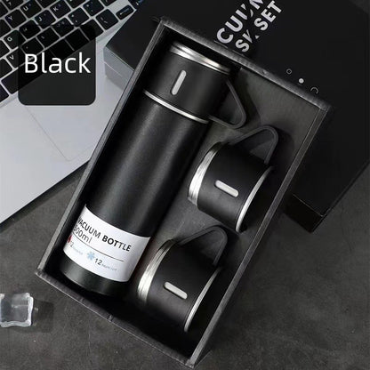 Garrafa Térmica Inox 500ml — Mantém Quente ou Frio por Até 12h