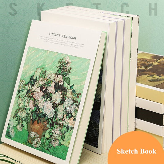 Caderno Artístico Panwenbo - 120 Folhas para sua Imaginação