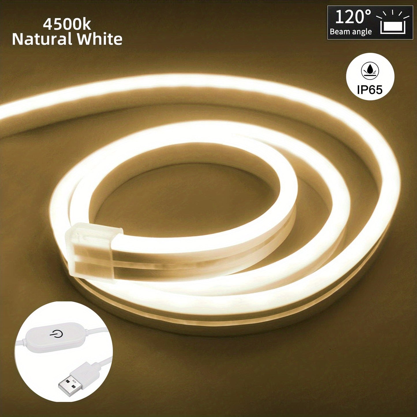 Fita LED Decorativa Shine-Tale com Conexão USB — Neon Flexível