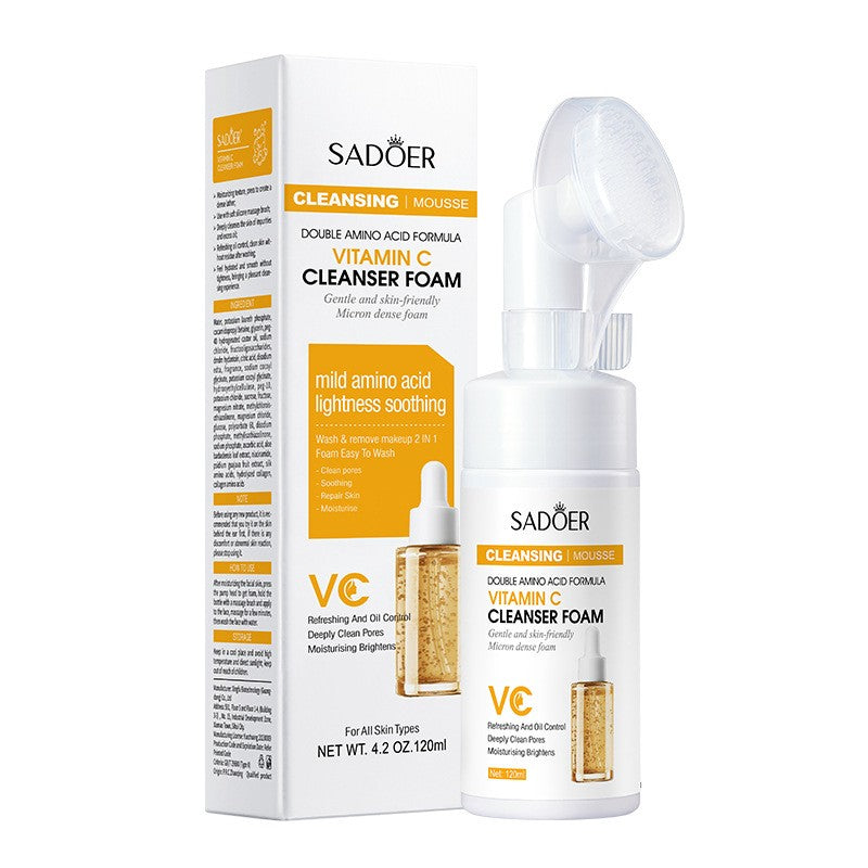 Espuma de Limpeza Facial - SAODER Q10 + Vitamina C