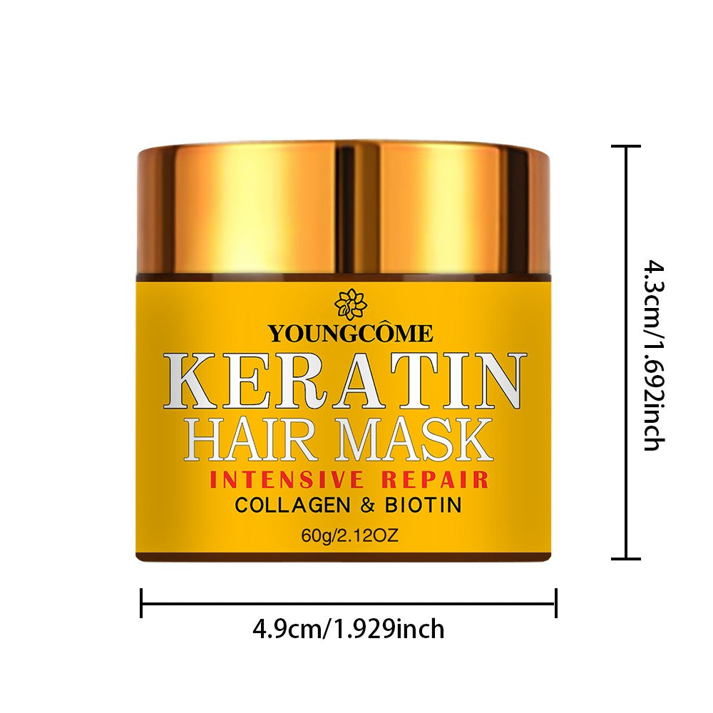 Máscara Capilar de Queratina YOUNGCOME — 30g ou 60g