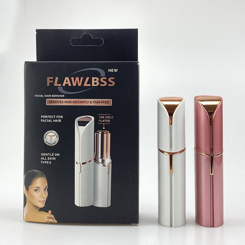 Depilação facial para mulheres, mini removedor de pelos, barbeador elétrico p