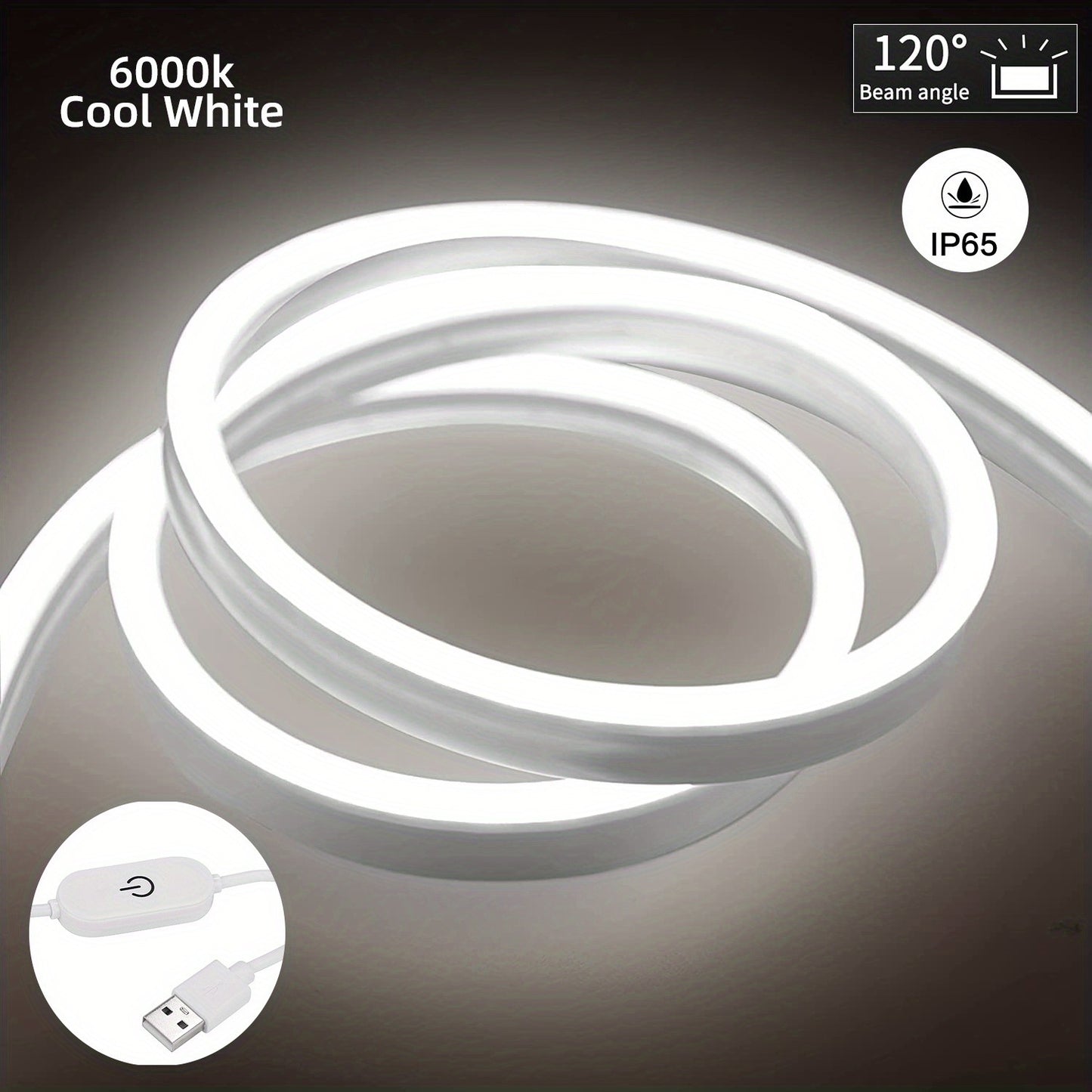 Fita LED Decorativa Shine-Tale com Conexão USB — Neon Flexível