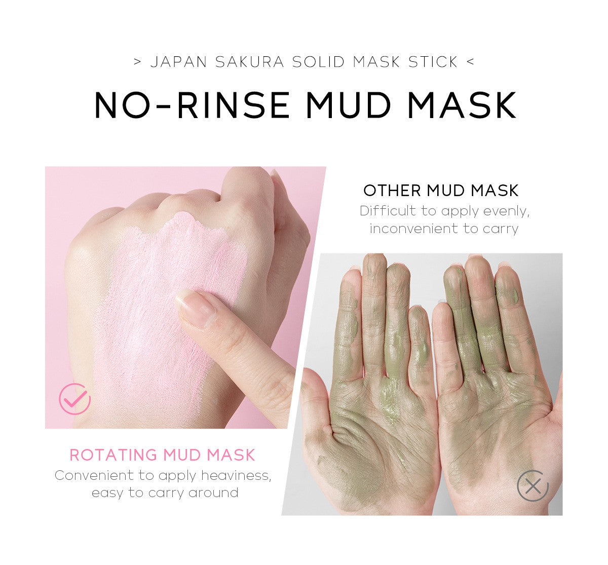 Bastão de Máscara Sólida Sakura LAIKOU — 40g