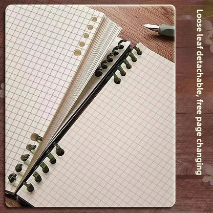 Bloco de Notas Flip B5 – Grade Pautada, 60 Folhas de Alta Gramatura (80g)