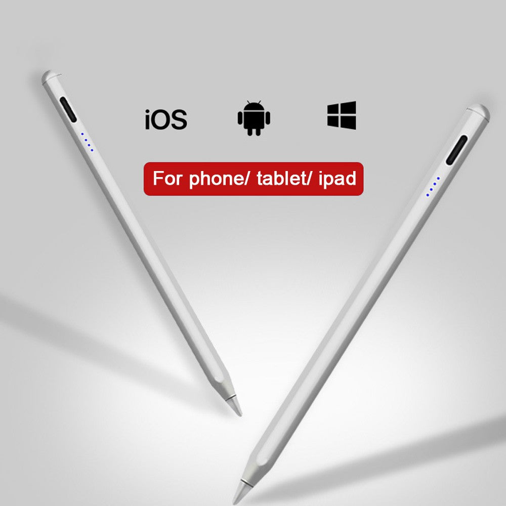 Caneta para Tela Sensível ao Toque com Carregamento Wireless e Sucção Magnética – Compatível com Tablets