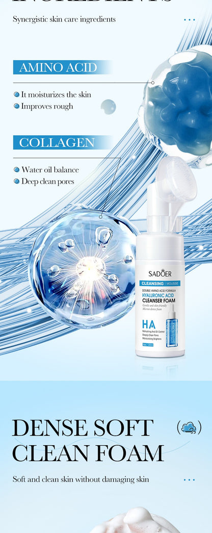 Espuma de Limpeza Facial - SAODER Q10 + Vitamina C