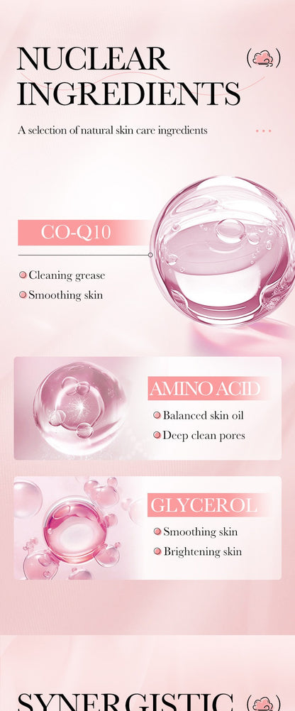 Espuma de Limpeza Facial - SAODER Q10 + Vitamina C