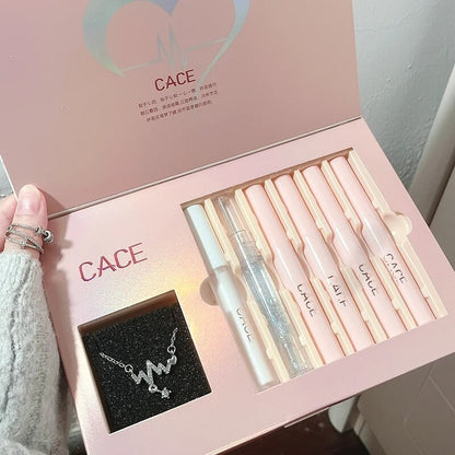 Conjunto Labial Rosa — 6 peças + presentinho