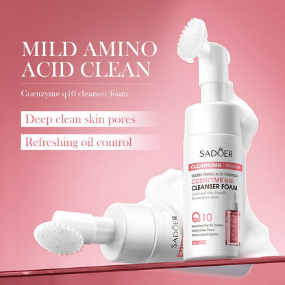 Espuma de Limpeza Facial - SAODER Q10 + Vitamina C