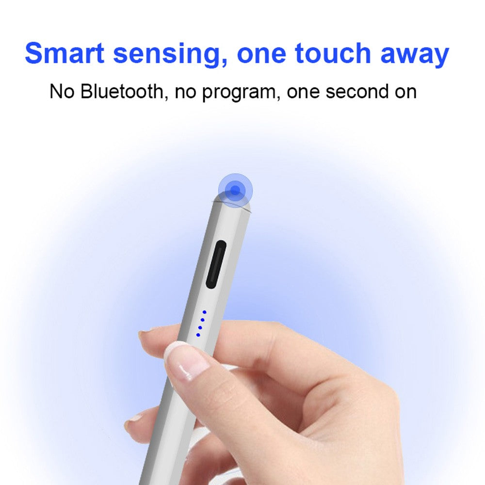 Caneta para Tela Sensível ao Toque com Carregamento Wireless e Sucção Magnética – Compatível com Tablets