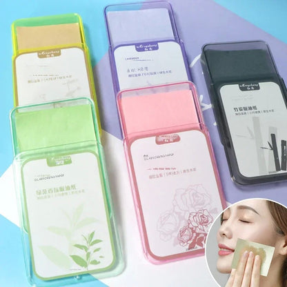 Folhas Absorventes de Óleo Facial — 300 unidades