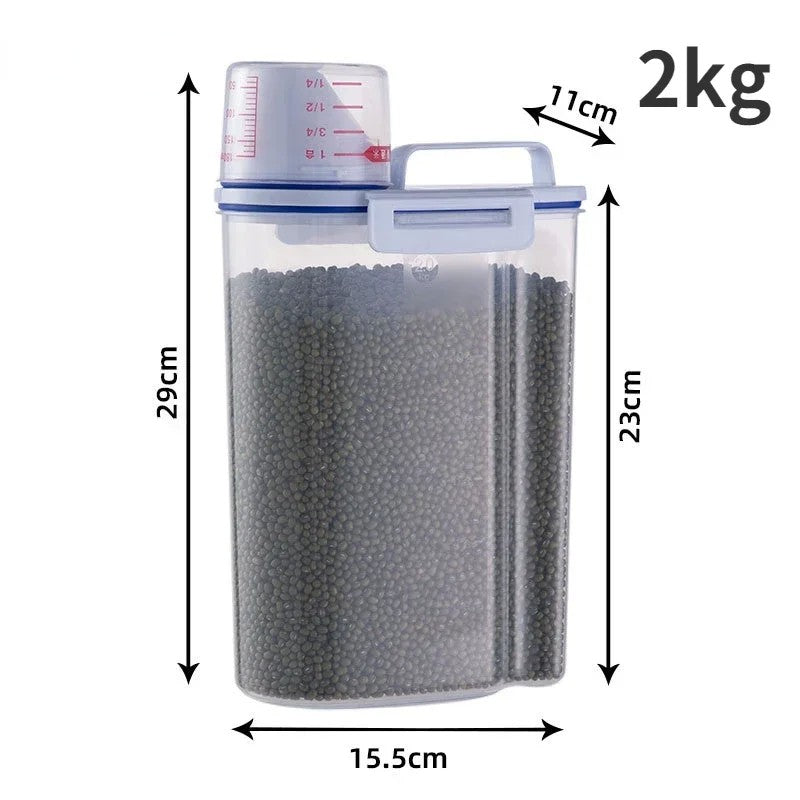 Balde de Armazenamento de Ração para Pets – 2kg
